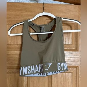 Gymshark green sports bra